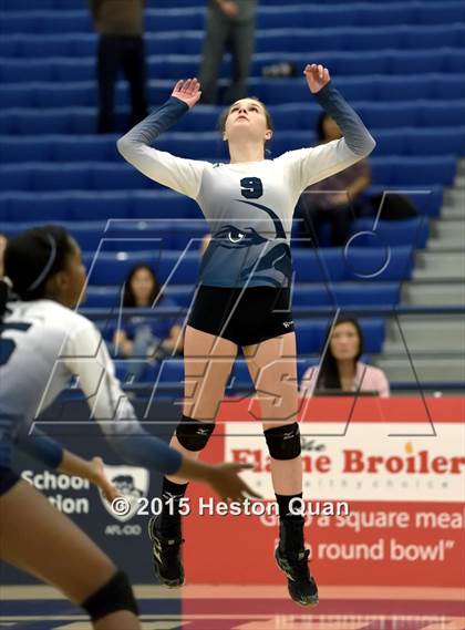 Thumbnail 1 in Upland Christian Academy vs. Santa Clarita Christian (CIF-SS D5AA Final) photogallery.