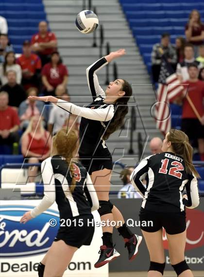 Thumbnail 2 in Upland Christian Academy vs. Santa Clarita Christian (CIF-SS D5AA Final) photogallery.