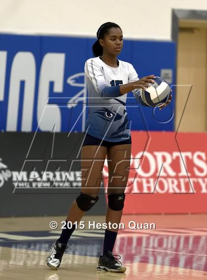 Thumbnail 2 in Upland Christian Academy vs. Santa Clarita Christian (CIF-SS D5AA Final) photogallery.