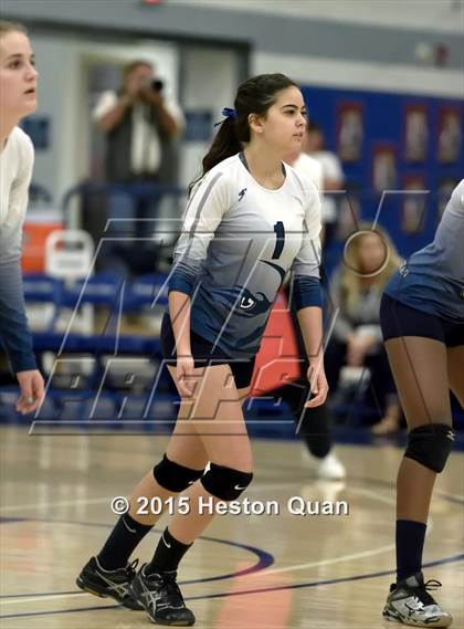 Thumbnail 2 in Upland Christian Academy vs. Santa Clarita Christian (CIF-SS D5AA Final) photogallery.