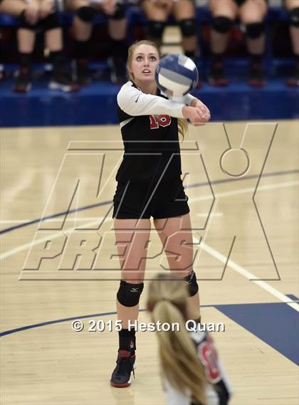 Thumbnail 3 in Upland Christian Academy vs. Santa Clarita Christian (CIF-SS D5AA Final) photogallery.