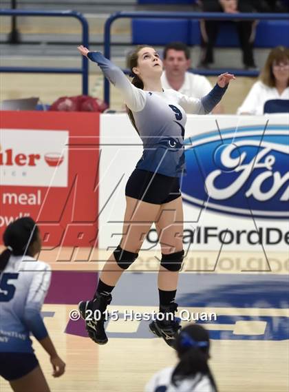 Thumbnail 2 in Upland Christian Academy vs. Santa Clarita Christian (CIF-SS D5AA Final) photogallery.