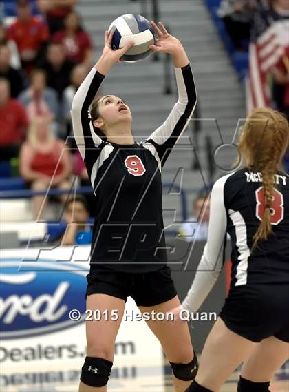 Thumbnail 2 in Upland Christian Academy vs. Santa Clarita Christian (CIF-SS D5AA Final) photogallery.