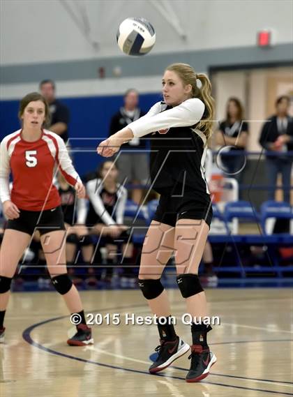 Thumbnail 3 in Upland Christian Academy vs. Santa Clarita Christian (CIF-SS D5AA Final) photogallery.