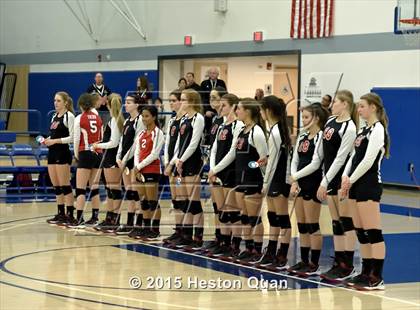 Thumbnail 1 in Upland Christian Academy vs. Santa Clarita Christian (CIF-SS D5AA Final) photogallery.