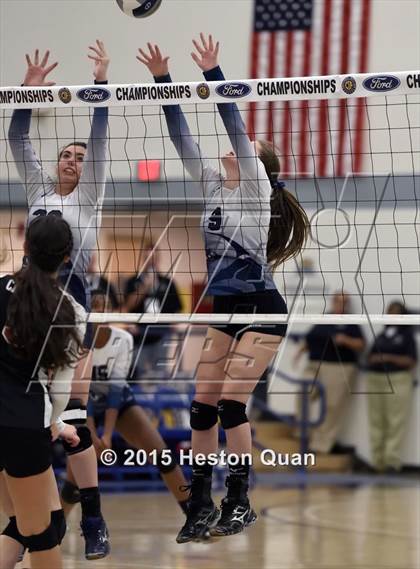 Thumbnail 1 in Upland Christian Academy vs. Santa Clarita Christian (CIF-SS D5AA Final) photogallery.