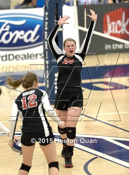 Thumbnail 3 in Upland Christian Academy vs. Santa Clarita Christian (CIF-SS D5AA Final) photogallery.