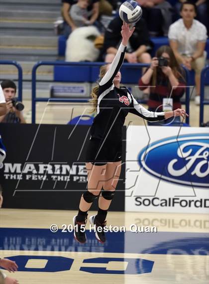 Thumbnail 1 in Upland Christian Academy vs. Santa Clarita Christian (CIF-SS D5AA Final) photogallery.