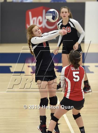 Thumbnail 3 in Upland Christian Academy vs. Santa Clarita Christian (CIF-SS D5AA Final) photogallery.