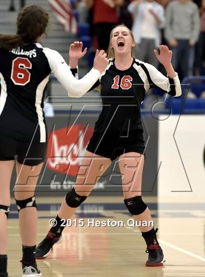 Thumbnail 3 in Upland Christian Academy vs. Santa Clarita Christian (CIF-SS D5AA Final) photogallery.