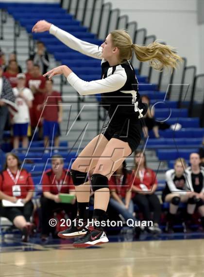 Thumbnail 3 in Upland Christian Academy vs. Santa Clarita Christian (CIF-SS D5AA Final) photogallery.