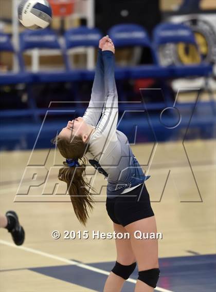 Thumbnail 1 in Upland Christian Academy vs. Santa Clarita Christian (CIF-SS D5AA Final) photogallery.