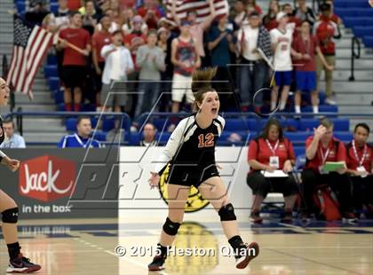 Thumbnail 2 in Upland Christian Academy vs. Santa Clarita Christian (CIF-SS D5AA Final) photogallery.
