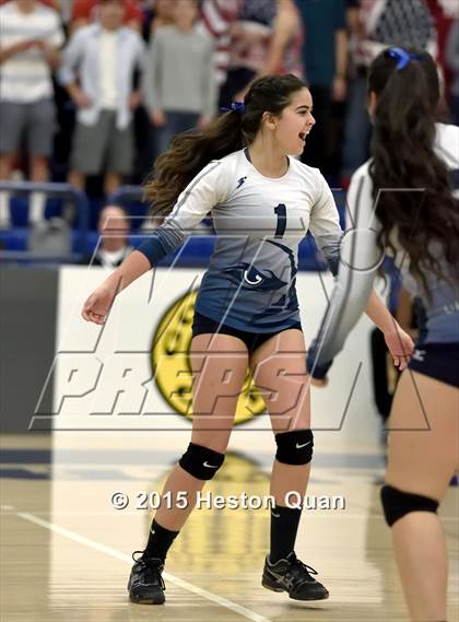 Thumbnail 3 in Upland Christian Academy vs. Santa Clarita Christian (CIF-SS D5AA Final) photogallery.