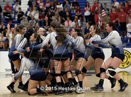 Thumbnail 3 in Upland Christian Academy vs. Santa Clarita Christian (CIF-SS D5AA Final) photogallery.