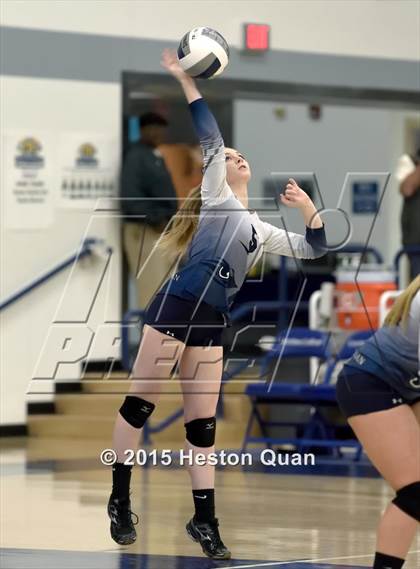 Thumbnail 2 in Upland Christian Academy vs. Santa Clarita Christian (CIF-SS D5AA Final) photogallery.