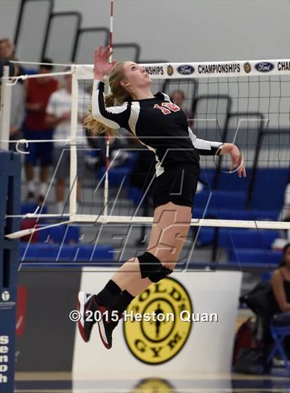 Thumbnail 3 in Upland Christian Academy vs. Santa Clarita Christian (CIF-SS D5AA Final) photogallery.