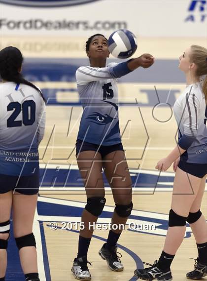 Thumbnail 1 in Upland Christian Academy vs. Santa Clarita Christian (CIF-SS D5AA Final) photogallery.