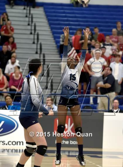 Thumbnail 1 in Upland Christian Academy vs. Santa Clarita Christian (CIF-SS D5AA Final) photogallery.