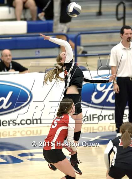 Thumbnail 3 in Upland Christian Academy vs. Santa Clarita Christian (CIF-SS D5AA Final) photogallery.