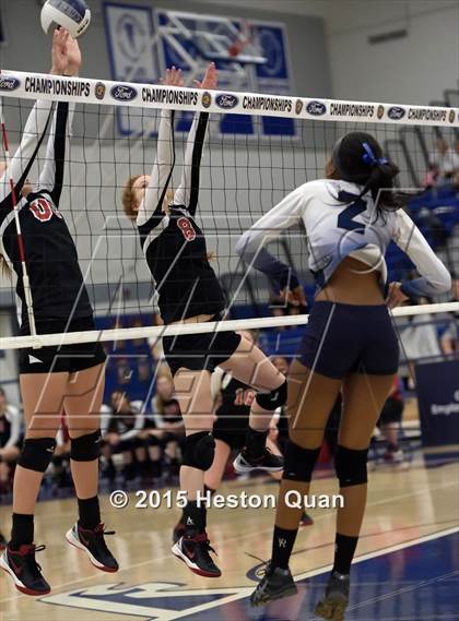 Thumbnail 2 in Upland Christian Academy vs. Santa Clarita Christian (CIF-SS D5AA Final) photogallery.