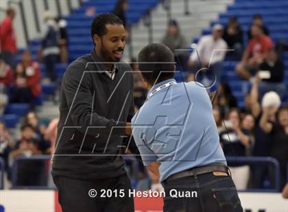 Thumbnail 2 in Upland Christian Academy vs. Santa Clarita Christian (CIF-SS D5AA Final) photogallery.