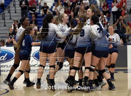 Thumbnail 2 in Upland Christian Academy vs. Santa Clarita Christian (CIF-SS D5AA Final) photogallery.