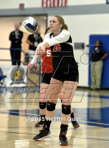 Thumbnail 1 in Upland Christian Academy vs. Santa Clarita Christian (CIF-SS D5AA Final) photogallery.