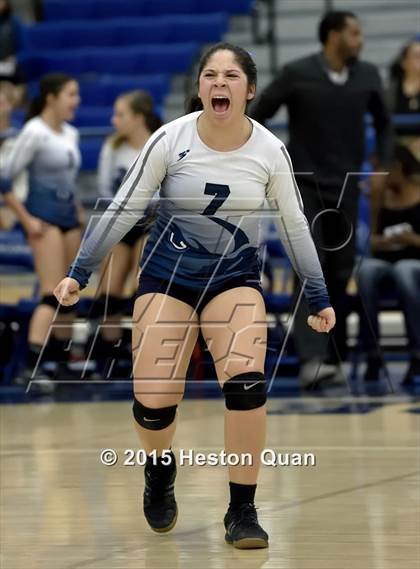 Thumbnail 1 in Upland Christian Academy vs. Santa Clarita Christian (CIF-SS D5AA Final) photogallery.