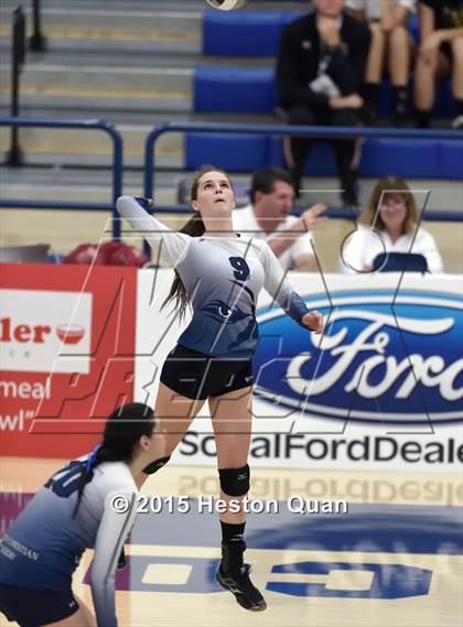 Thumbnail 2 in Upland Christian Academy vs. Santa Clarita Christian (CIF-SS D5AA Final) photogallery.