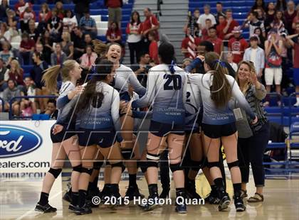 Thumbnail 2 in Upland Christian Academy vs. Santa Clarita Christian (CIF-SS D5AA Final) photogallery.