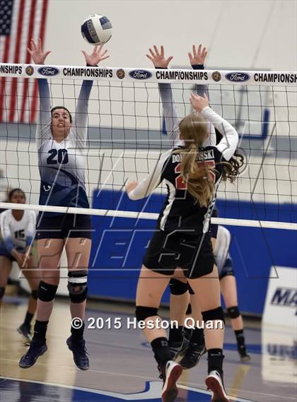 Thumbnail 3 in Upland Christian Academy vs. Santa Clarita Christian (CIF-SS D5AA Final) photogallery.