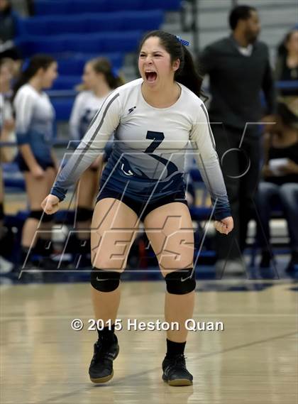Thumbnail 2 in Upland Christian Academy vs. Santa Clarita Christian (CIF-SS D5AA Final) photogallery.