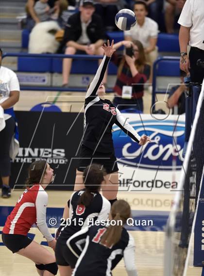 Thumbnail 3 in Upland Christian Academy vs. Santa Clarita Christian (CIF-SS D5AA Final) photogallery.