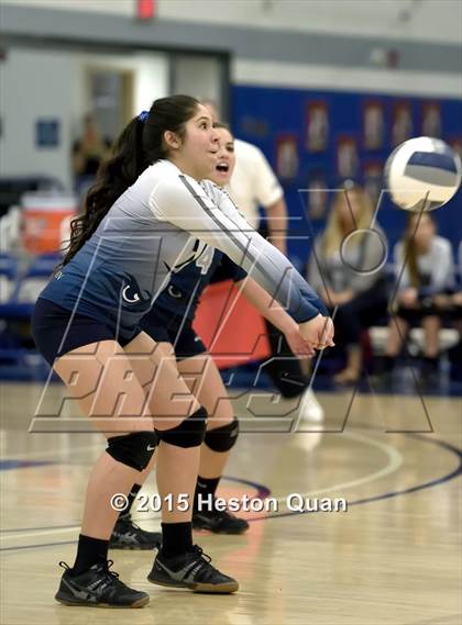 Thumbnail 3 in Upland Christian Academy vs. Santa Clarita Christian (CIF-SS D5AA Final) photogallery.