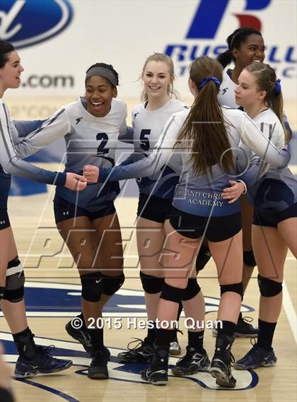 Thumbnail 1 in Upland Christian Academy vs. Santa Clarita Christian (CIF-SS D5AA Final) photogallery.