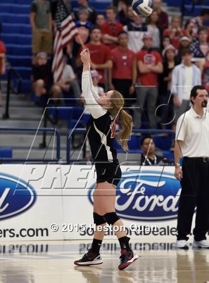 Thumbnail 3 in Upland Christian Academy vs. Santa Clarita Christian (CIF-SS D5AA Final) photogallery.