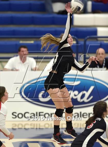 Thumbnail 1 in Upland Christian Academy vs. Santa Clarita Christian (CIF-SS D5AA Final) photogallery.