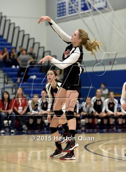 Thumbnail 2 in Upland Christian Academy vs. Santa Clarita Christian (CIF-SS D5AA Final) photogallery.