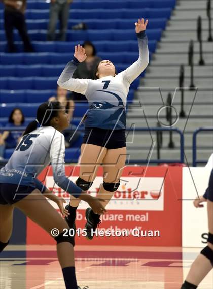 Thumbnail 3 in Upland Christian Academy vs. Santa Clarita Christian (CIF-SS D5AA Final) photogallery.