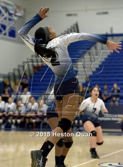 Thumbnail 1 in Upland Christian Academy vs. Santa Clarita Christian (CIF-SS D5AA Final) photogallery.
