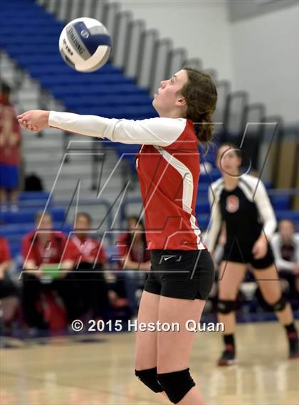 Thumbnail 3 in Upland Christian Academy vs. Santa Clarita Christian (CIF-SS D5AA Final) photogallery.