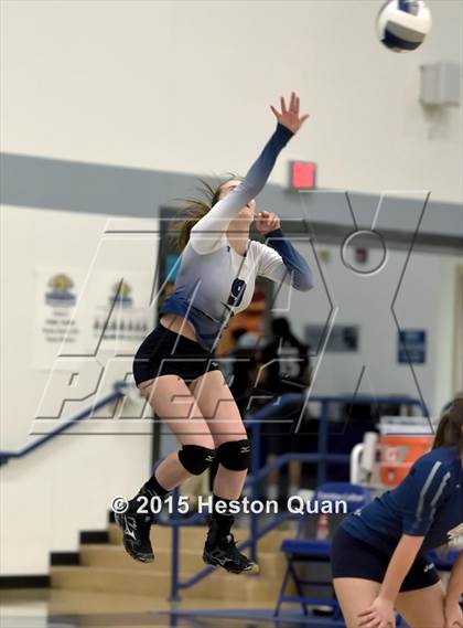Thumbnail 2 in Upland Christian Academy vs. Santa Clarita Christian (CIF-SS D5AA Final) photogallery.
