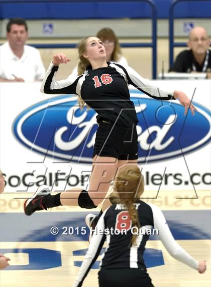 Thumbnail 2 in Upland Christian Academy vs. Santa Clarita Christian (CIF-SS D5AA Final) photogallery.