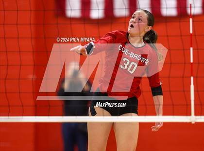 Thumbnail 3 in Coe-Brown Academy vs. Milford (NHIAA D2 Semifinal) photogallery.