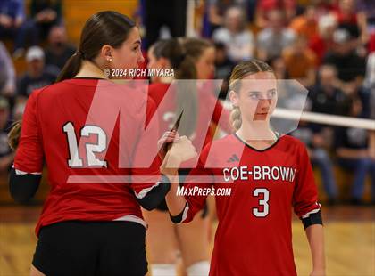 Thumbnail 3 in Coe-Brown Academy vs. Milford (NHIAA D2 Semifinal) photogallery.