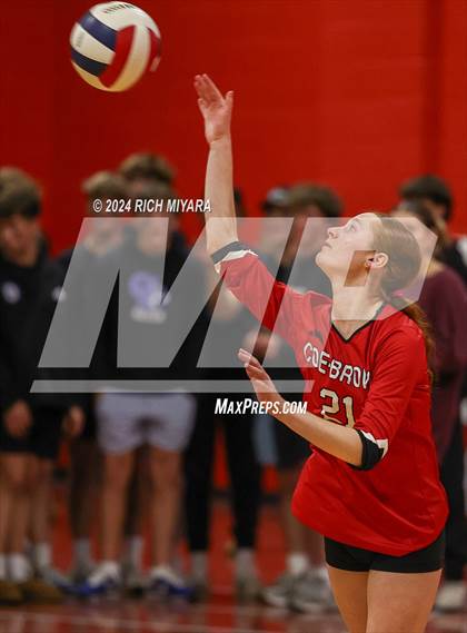 Thumbnail 2 in Coe-Brown Academy vs. Milford (NHIAA D2 Semifinal) photogallery.
