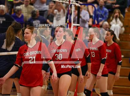 Thumbnail 1 in Coe-Brown Academy vs. Milford (NHIAA D2 Semifinal) photogallery.