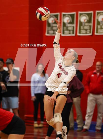 Thumbnail 3 in Coe-Brown Academy vs. Milford (NHIAA D2 Semifinal) photogallery.