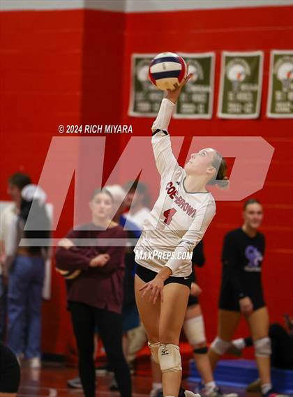 Thumbnail 3 in Coe-Brown Academy vs. Milford (NHIAA D2 Semifinal) photogallery.
